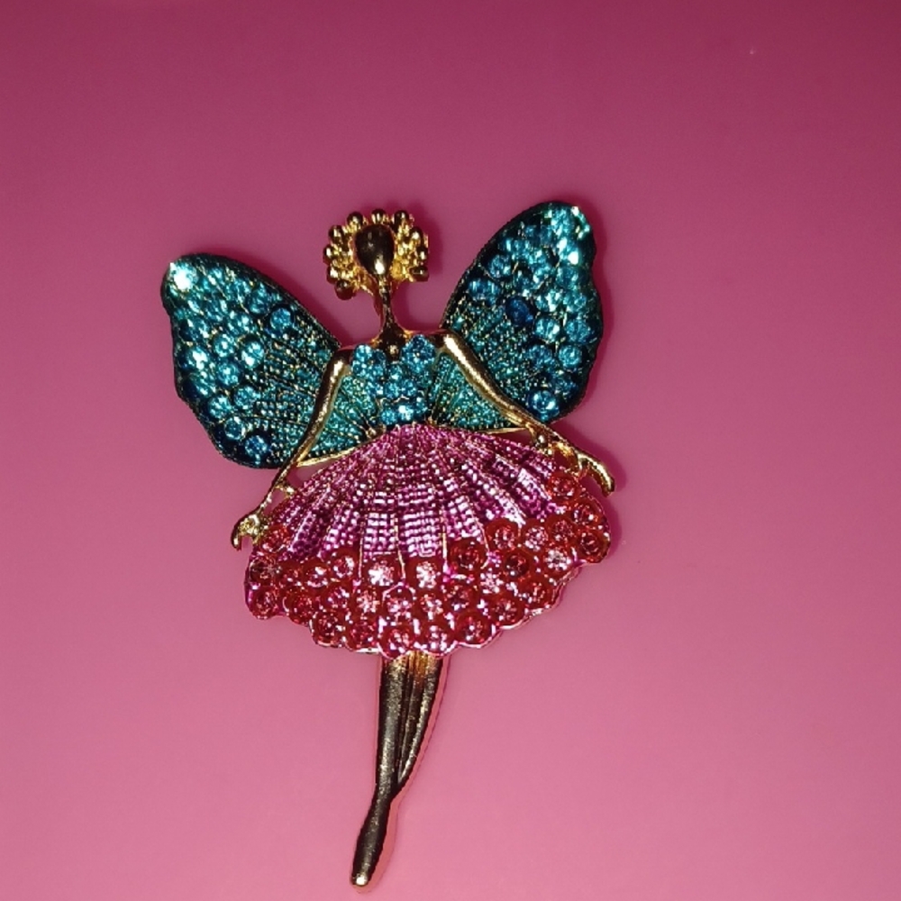 Colorful Fairy Brooch